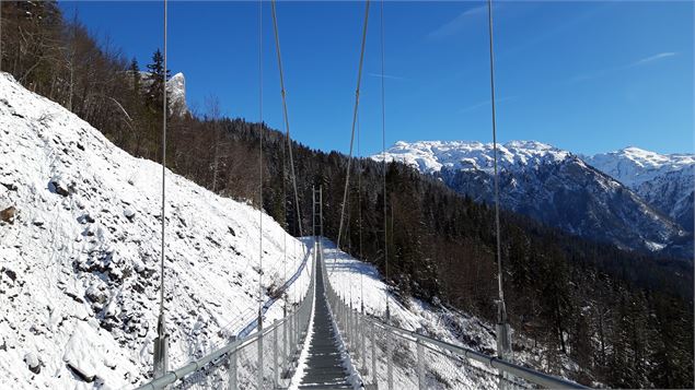 Passerelle himalayenne hiver - Yoan Gautheron