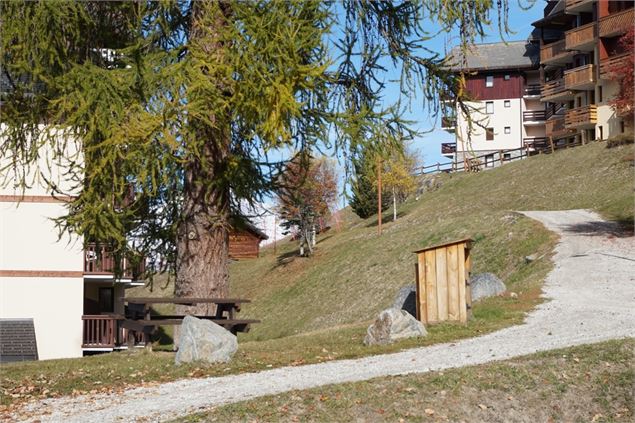 vue depuis l'Office de Tourisme - OT Peisey-Vallandry