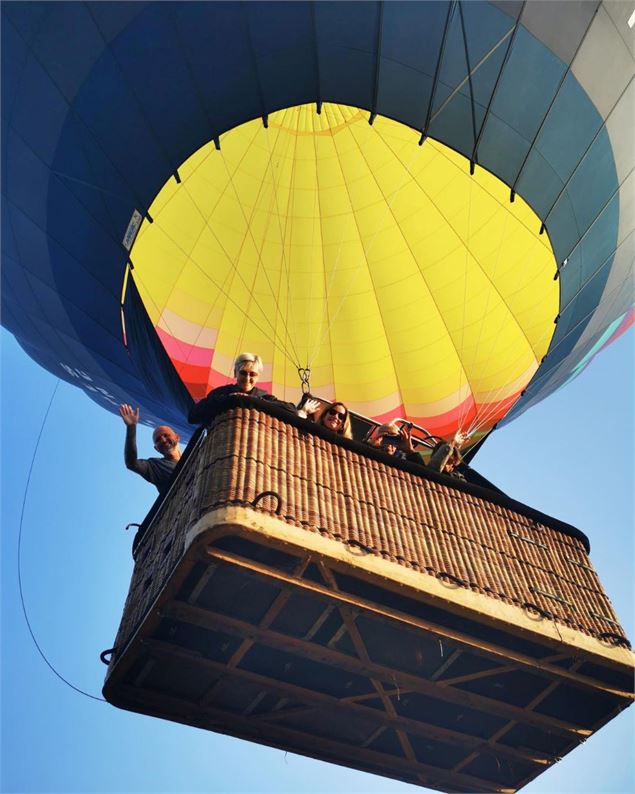 Vol découverte en montgolfière en Vallée Verte_Habère-Poche