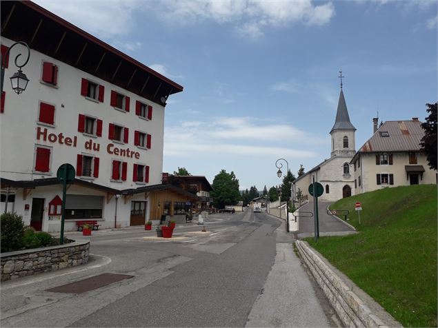 Centre du village de Lélex - ©AM Barbe