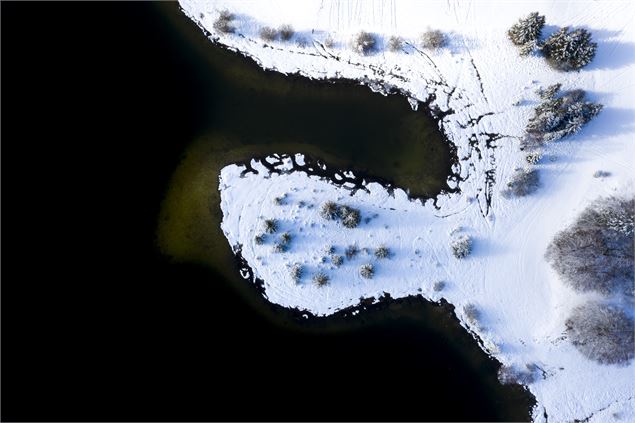 Vue du ciel - Ain Espace Nordique
