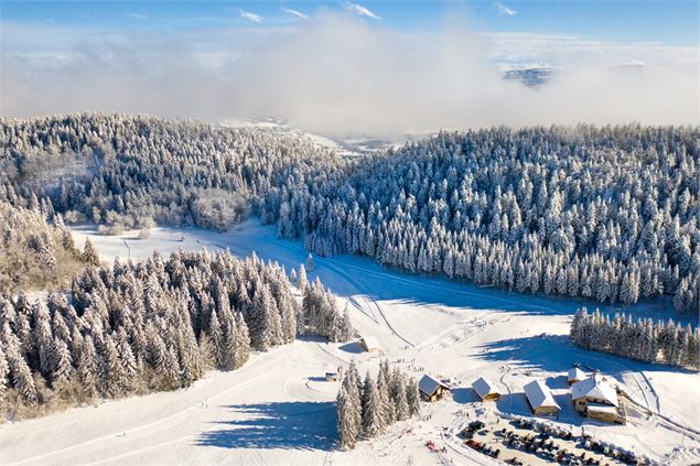 Ski nordique La Praille Hauteville - HautBugeyAgglomération-DanielGillet