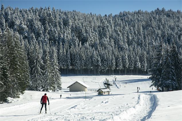 Ski nordique La Praille Hauteville - HautBugeyAgglomération-DanielGillet
