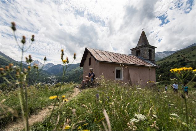Arrivée de la Balade à Poingt Ravier - Alban Pernet / Valloire Tourisme