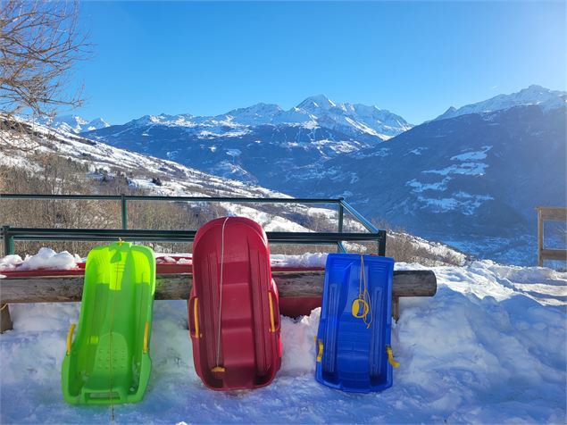 Luges - La Plagne Vallée