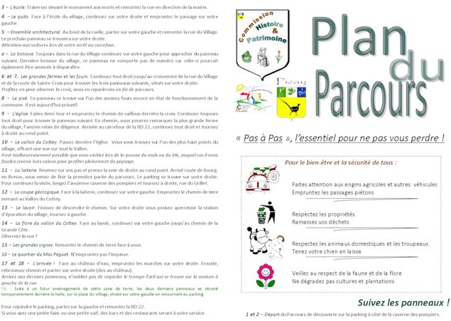 Descriptif parcours - mairie de Pizay