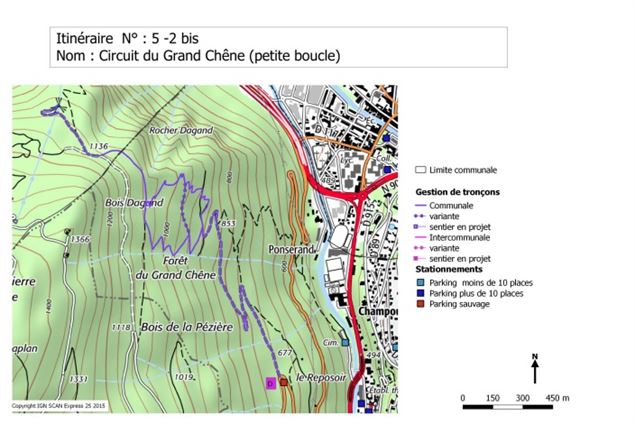 Grand chêne petite boucle