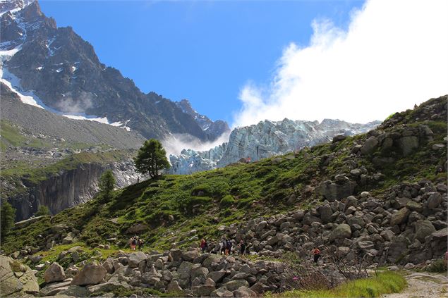 Randonneurs qui montent au point du vue - OTVCMB