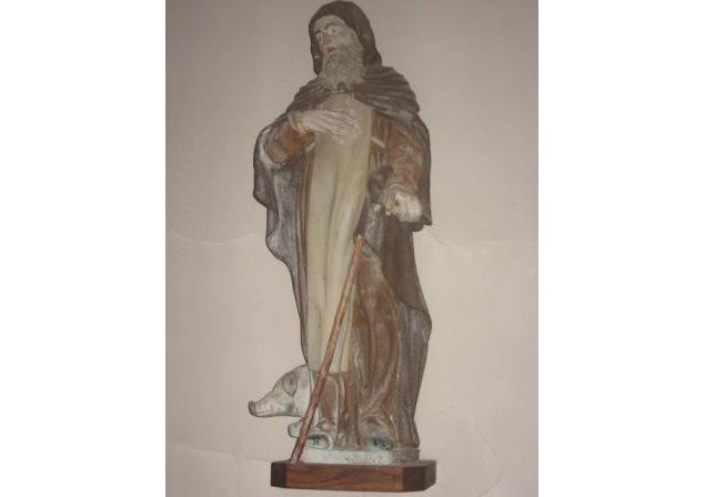 Statue de St Antoine - Mairie de Mionnay