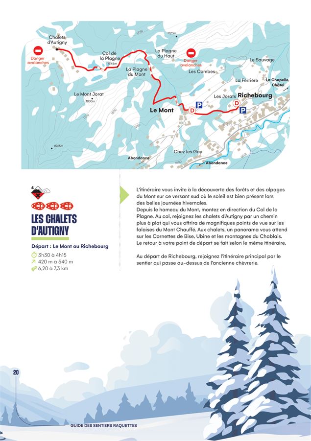 Fiche descriptive Les chalets d'Autigny - Patrick Brault Office de Tourisme Abondance