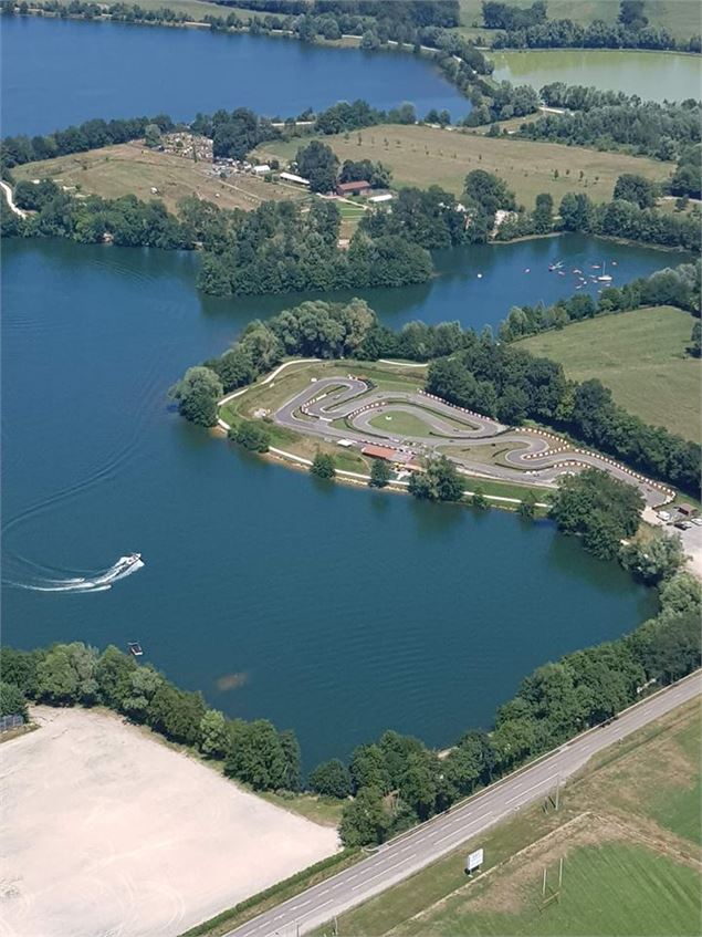 Vue aérienne - Karting Montrevel