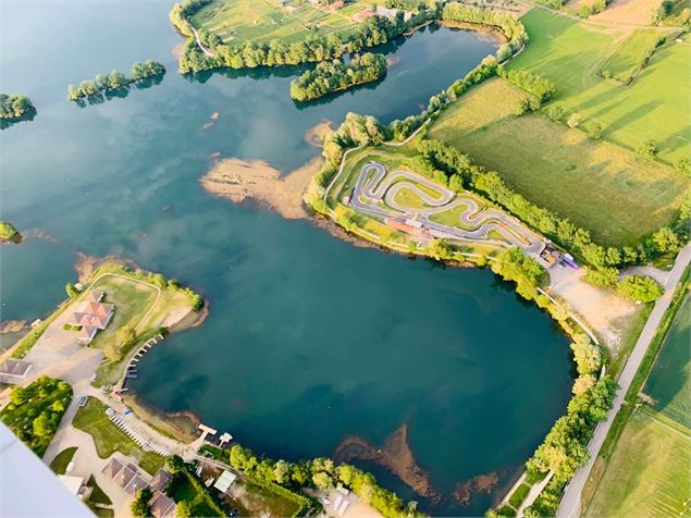 Vue aérienne - Karting Montrevel