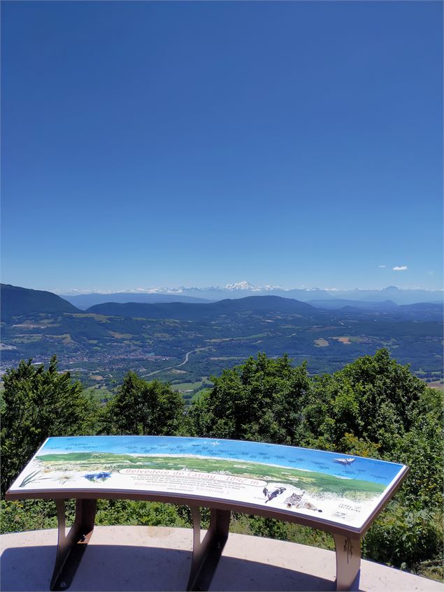 Table d'orientation - ©Laurent Madelon CC Bugey-Sud