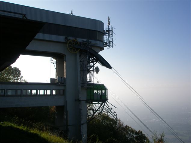 Vue sur le Téléphérique du Salève - SavoieMontBlanc-Martelet