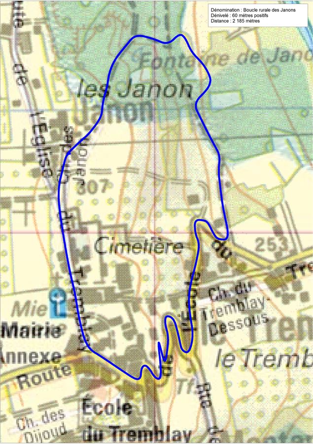 Circuit boucle des Janons - Ville de La Motte-Servolex