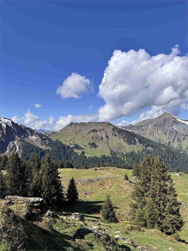 Col de cou depuis le lac des Mines d'Or_Morzine