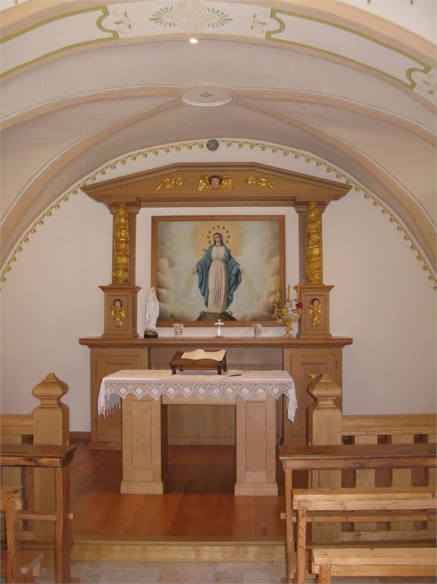 La chapelle du Bouchet intérieur - © Collection Nathalie FAVRE BONVIN