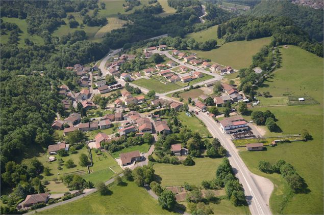 Village de Labalme vue d'en haut - Mairie Labalme