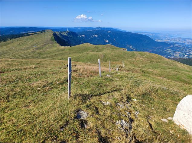 Vue des crêtes vers le Petit Mont-Rond - Anne-Marie Barbe