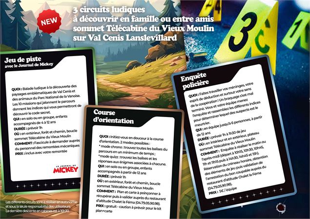 Descriptifs des trois circuits - SE2MC