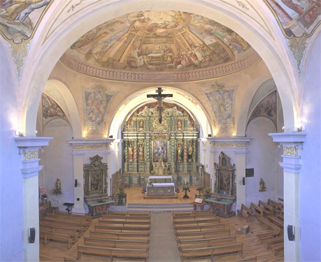 L'art baroque au coeur de l'église de Cordon - © Jean-Marc BAREY