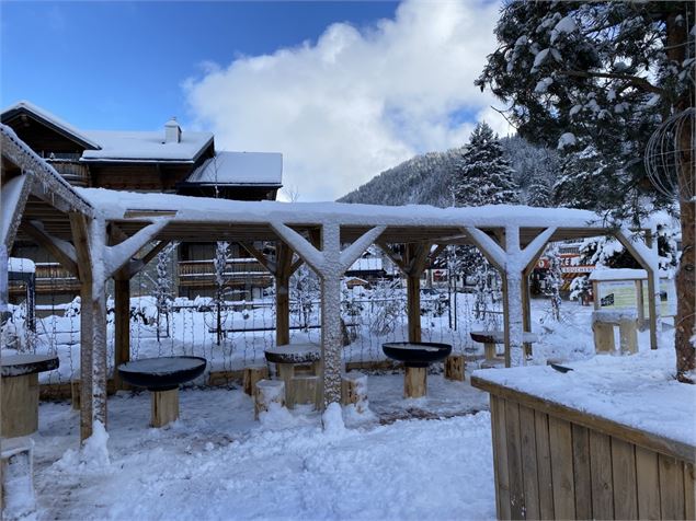 Place éphémère de Morgins