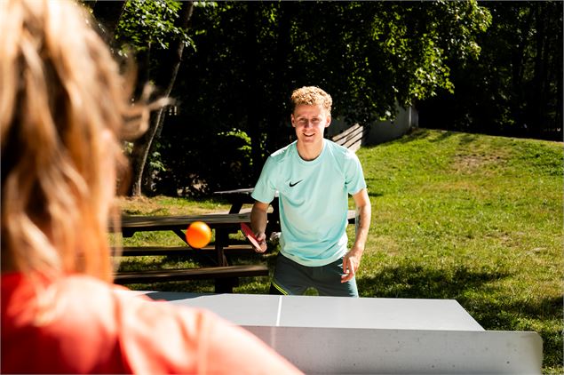 Ping-pong : tables au Village_Le Grand-Bornand - Ping-pong : tables au Village_Le Grand-Bornand