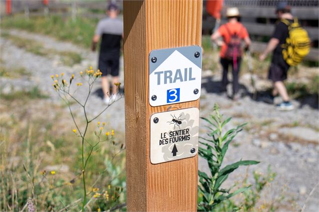 Signalétique du sentier - OT Flaine - N.Ladrix