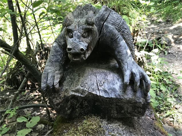 Sculpture - Les demoiselles de la Saussaz - OTI Cœur de Maurienne