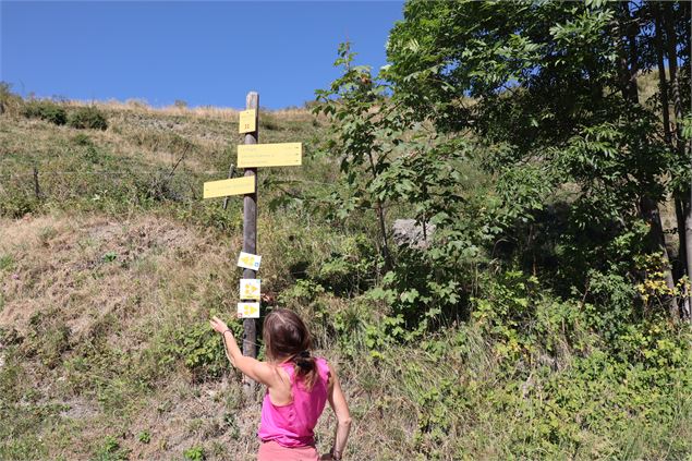Grand rieu - bifurcation villette - OTI Cœur de Maurienne
