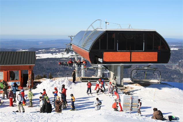 arrivée télésiège - amb