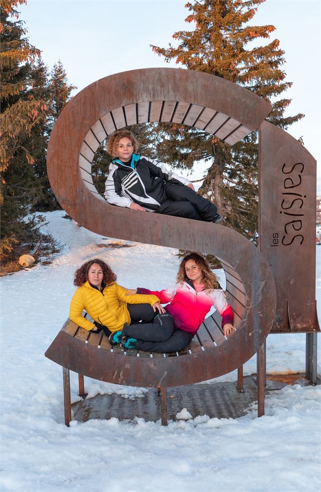 Zone de contemplation et aire de pique-nique aux Saisies