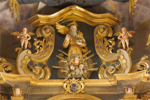 Retable de l'église d'Hauteluce - G. Lansard