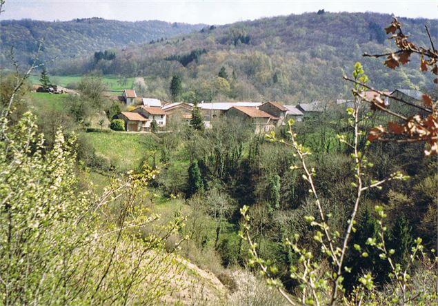 Châtillon vue de la Roche Fendue