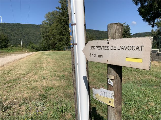 Panneau indicatif - Maxime Michel