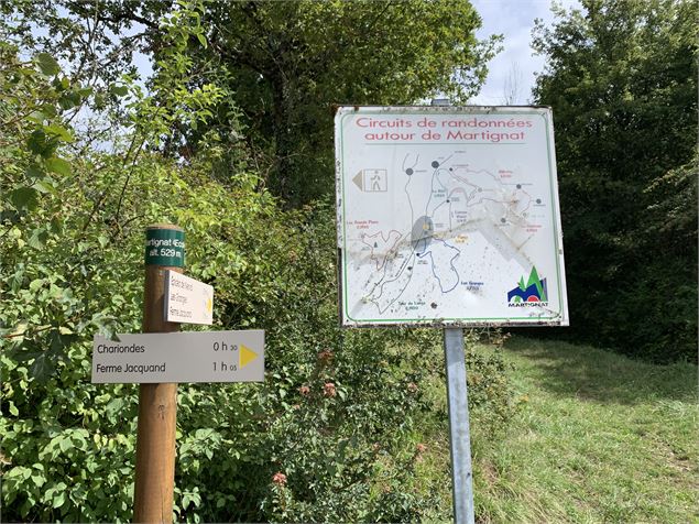 Départ parking derrière l'église - Maxime Michel