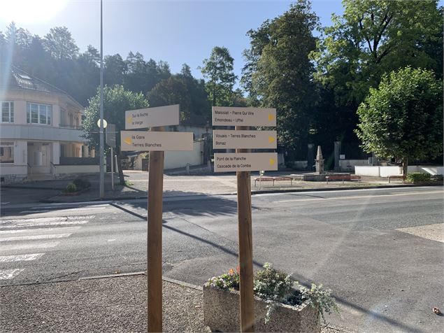 Panneau indicatif - Maxime Michel