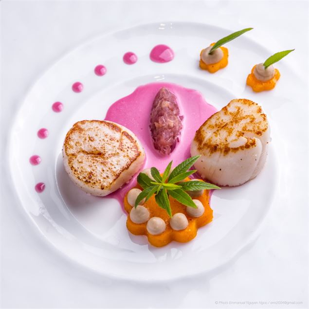 Présentation plat - Georges Blanc