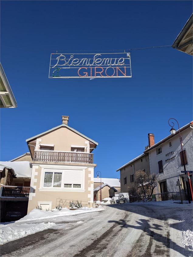 Giron en hiver - ©Daniel Gillet