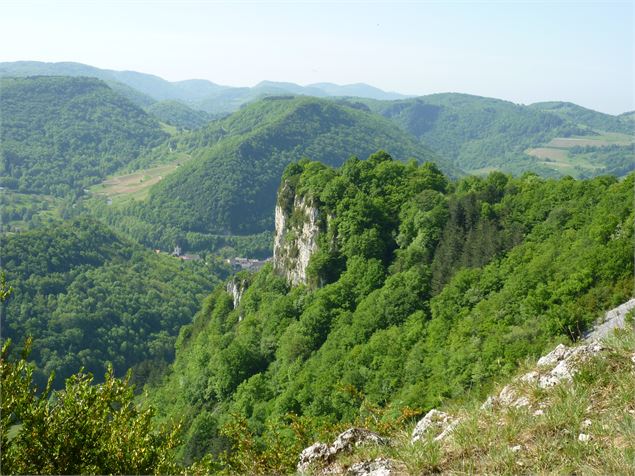 Panorama du site de la vieille église de Saint-Alban - JF BASSET