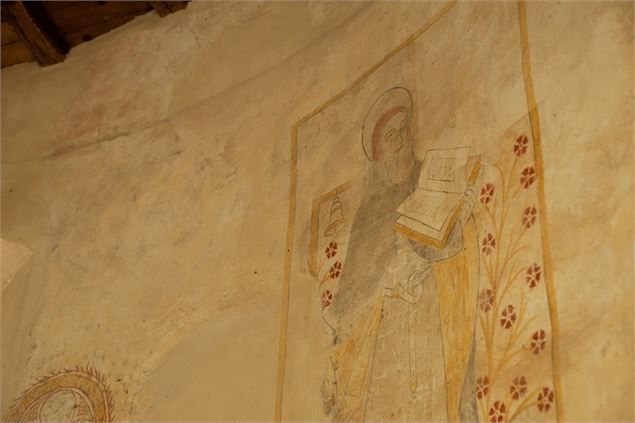 Détail de fresque : Saint-Antoine l'Ermite - M-Art Photographie