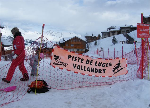 Accès zone luge - OT Peisey-Vallandry