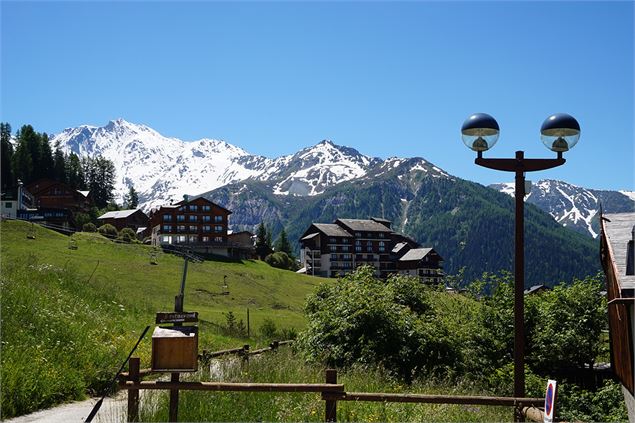 Vue sur Vallandry - M.Suret OT Peisey-Vallandry