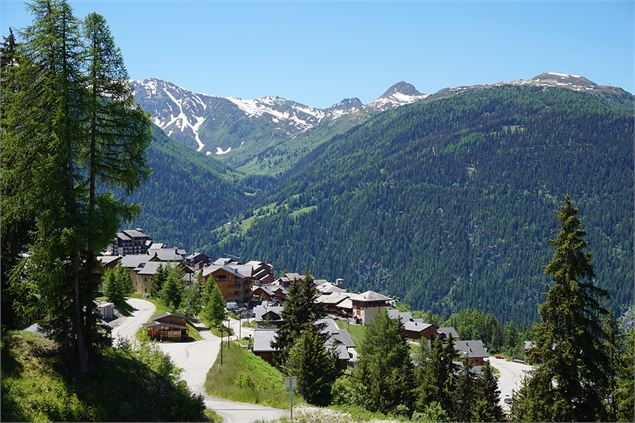 vue sur Bellecote - M.Suret OT Peisey-Vallandry