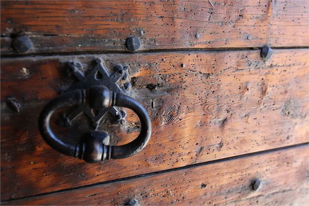 Détail de la porte - M.Suret OT Peisey-Vallandry