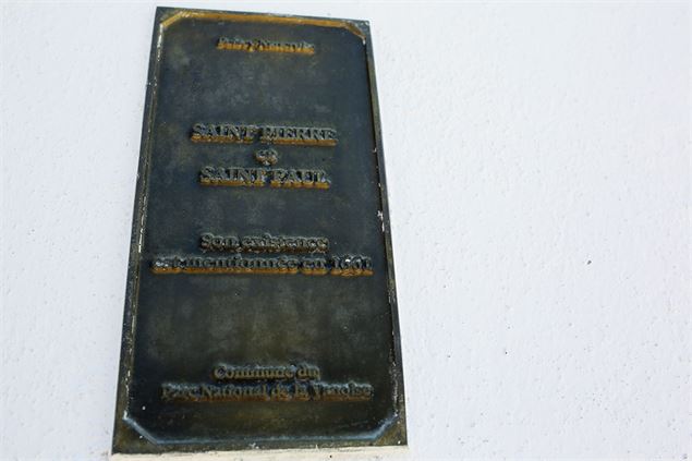 Chapelle St Pierre au Villaret - M.Suret OT Peisey-Vallandry