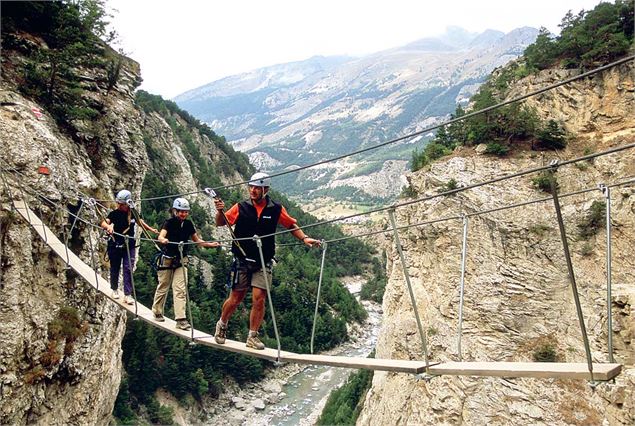 Via ferrata du Diable Chemin de la vierge à Avrieux - Auvergne rhone alpes tourisme tristan shu