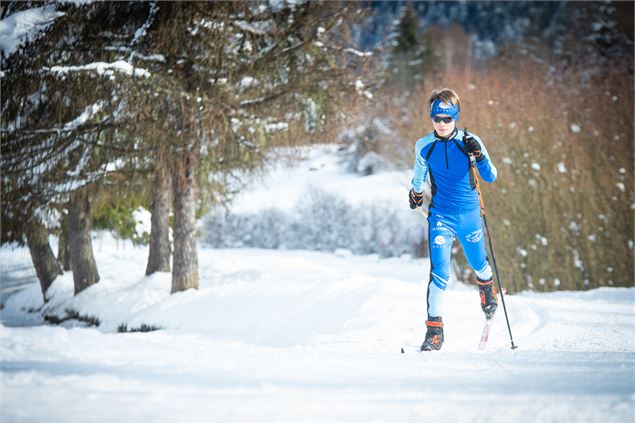 Pistes ski de fond Bozel - Elisabeth Gayard