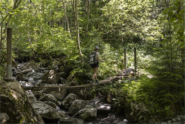 Passerelle en bois - Ot Samoëns - Mathilda Manzi