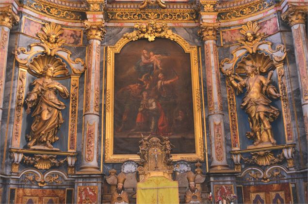 retable église st alban - OT Porte de Maurienne